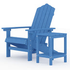 Adirondack-Gartenstuhl mit Tisch HDPE Aquamarin
