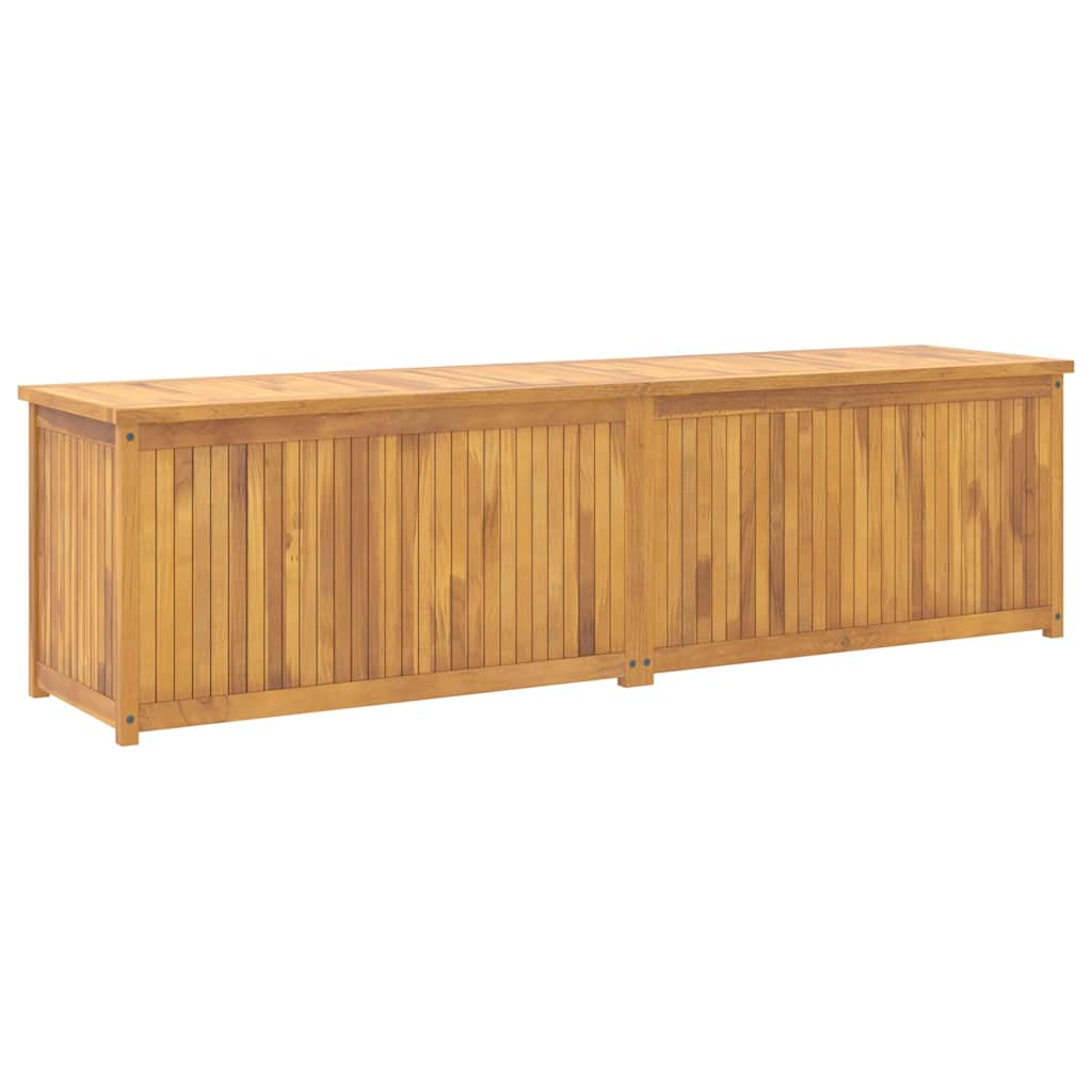Gartenbox 200x50x55 cm Massivholz Teak