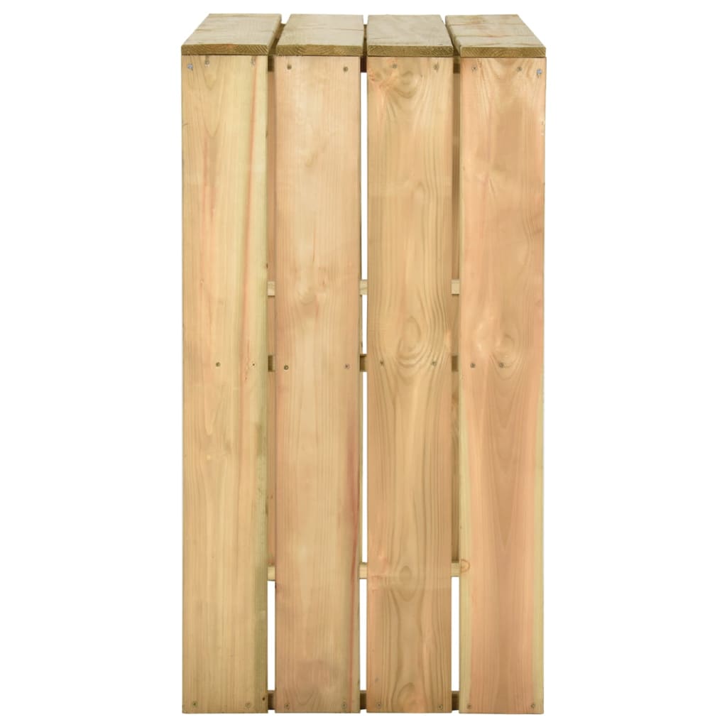 5-tlg. Gartenbar-Set Kiefernholz Imprägniert