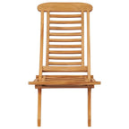 Gartenstuhl Klappbar 50x90x69 cm Massivholz Teak