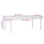 7-tlg. Garten-Essgruppe mit Auflagen Poly Rattan und Glas