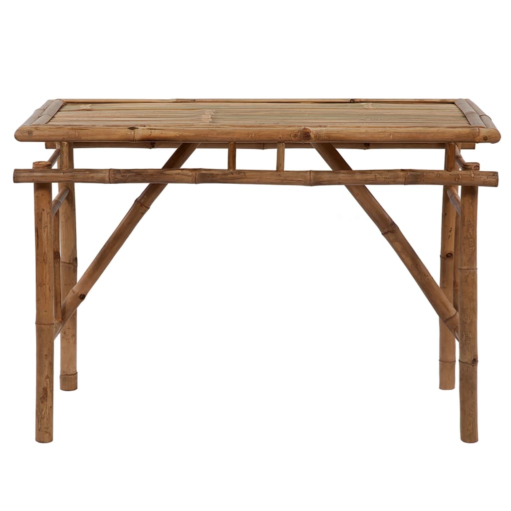 Gartentisch Klappbar 115x50x75 cm Bambus