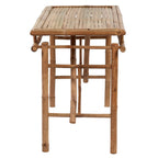 Gartentisch Klappbar 115x50x75 cm Bambus