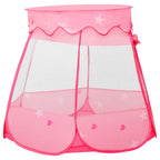 Kinder-Spielzelt mit 250 Bällen Rosa 102x102x82 cm
