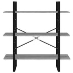 Bücherregal Grau Sonoma 100x30x105 cm Holzwerkstoff