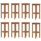 Barhocker 8 Stk. Massivholz Akazie