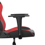 Gaming-Stuhl mit Massagefunktion Schwarz und Rot Kunstleder