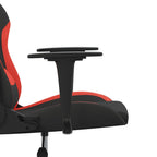Gaming-Stuhl mit Massagefunktion Schwarz und Rot Stoff
