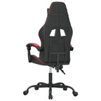 Gaming-Stuhl Drehbar Schwarz und Rot Kunstleder