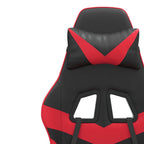 Gaming-Stuhl Drehbar Schwarz und Rot Kunstleder