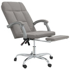 Bürostuhl mit Liegefunktion Taupe Stoff