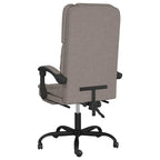 Bürostuhl mit Massagefunktion Taupe Stoff