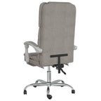 Bürostuhl mit Massagefunktion Taupe Stoff
