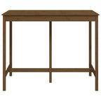 Bartisch Honigbraun 140x80x110 cm Massivholz Kiefer
