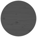 Couchtisch Grau Ø 45x40 cm Massivholz Kiefer