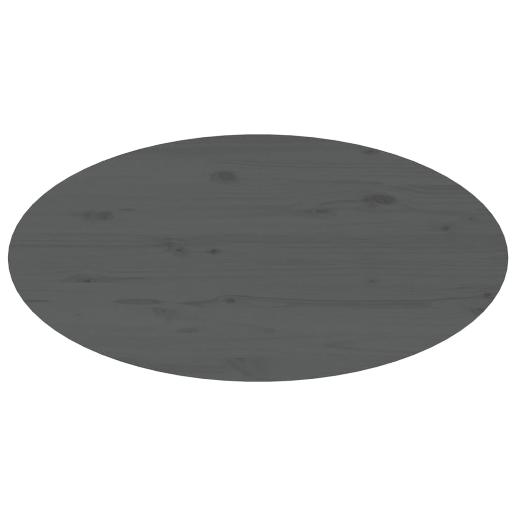Couchtisch Grau 80x40x35 cm Massivholz Kiefer