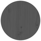 Couchtisch Grau Ø 40x60 cm Massivholz Kiefer