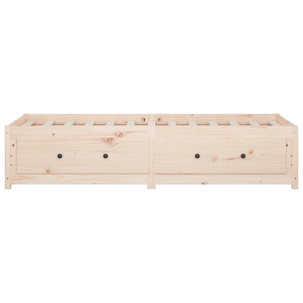 Tagesbett ohne Matratze 80x200 cm Massivholz Kiefer