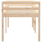 Hochbett 90x200 cm Massivholz Kiefer