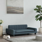 Hundebett Dunkelgrau 90x53x30 cm Stoff