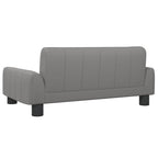 Hundebett Grau 70x45x30 cm Kunstleder