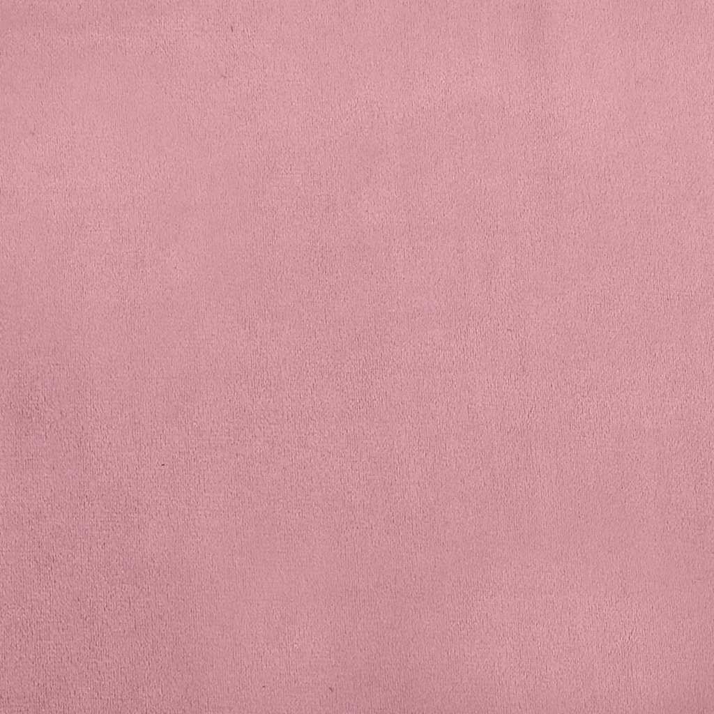 Hundebett Rosa 70x45x30 cm Samt