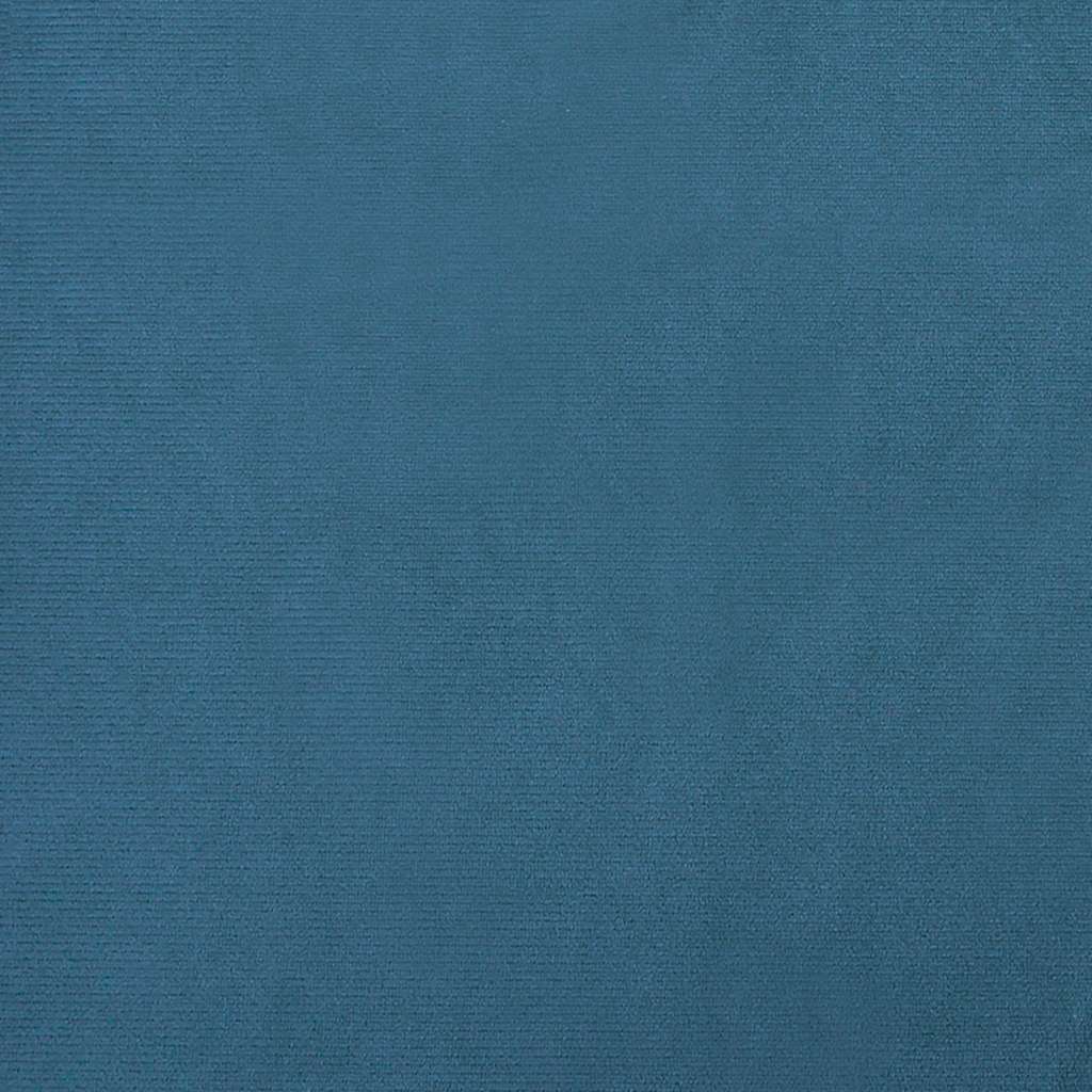 Hundebett Blau 70x52x30 cm Samt