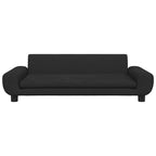 Hundebett Schwarz 100x54x33 cm Samt