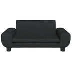 Hundebett Schwarz 70x45x33 cm Samt