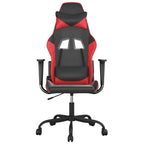 Gaming-Stuhl Schwarz und Rot Kunstleder