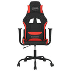 Gaming-Stuhl Schwarz und Rot Stoff