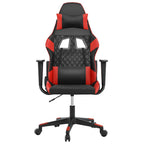 Gaming-Stuhl Schwarz und Rot Kunstleder