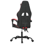 Gaming-Stuhl Schwarz und Rot Kunstleder