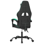 Gaming-Stuhl Schwarz und Grün Kunstleder