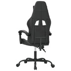 Gaming-Stuhl Schwarz und Grau Kunstleder