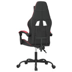 Gaming-Stuhl Schwarz und Weinrot Kunstleder