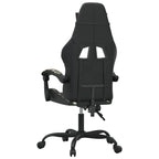 Gaming-Stuhl Schwarz und Tarnfarben Kunstleder