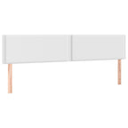 Boxspringbett mit Matratze Weiß 200x200 cm Kunstleder