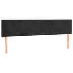 Boxspringbett mit Matratze Schwarz 180x200 cm Samt