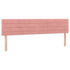 Boxspringbett mit Matratze Rosa 200x200 cm Samt