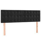 Boxspringbett mit Matratze Schwarz 140x190 cm Samt