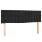 Boxspringbett mit Matratze Schwarz 140x200 cm Samt
