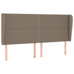 Boxspringbett mit Matratze Taupe 200x200 cm Stoff