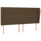 Boxspringbett mit Matratze Dunkelbraun 160x200 cm Stoff