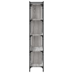 Bücherregal 5 Böden Grau Sonoma 76x32x158 cm Holzwerkstoff