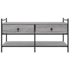 Couchtisch Grau Sonoma 99x50x50 cm Holzwerkstoff