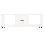 Couchtisch Weiß 102x50x40 cm Holzwerkstoff