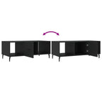 Couchtisch Schwarz 102x50x40 cm Holzwerkstoff