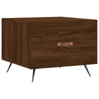 Couchtisch Braun Eichen-Optik 50x50x40 cm Holzwerkstoff