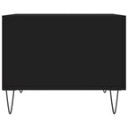 Couchtisch Schwarz 50x50x40 cm Holzwerkstoff